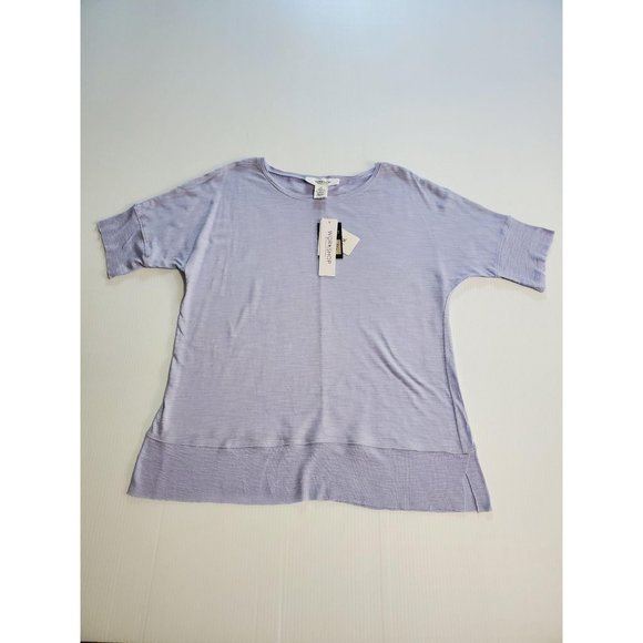 NWT Workshop purple tee kimono sleeve size M 380 - Picture 5 of 7